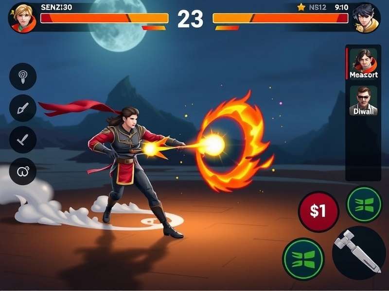 Valiant Fighters character selection screen